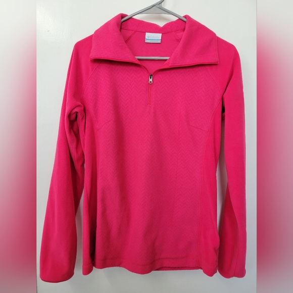 Columbia Quarter Zip Micro Fleece Pullover Size Medium - Picture 1 of 7